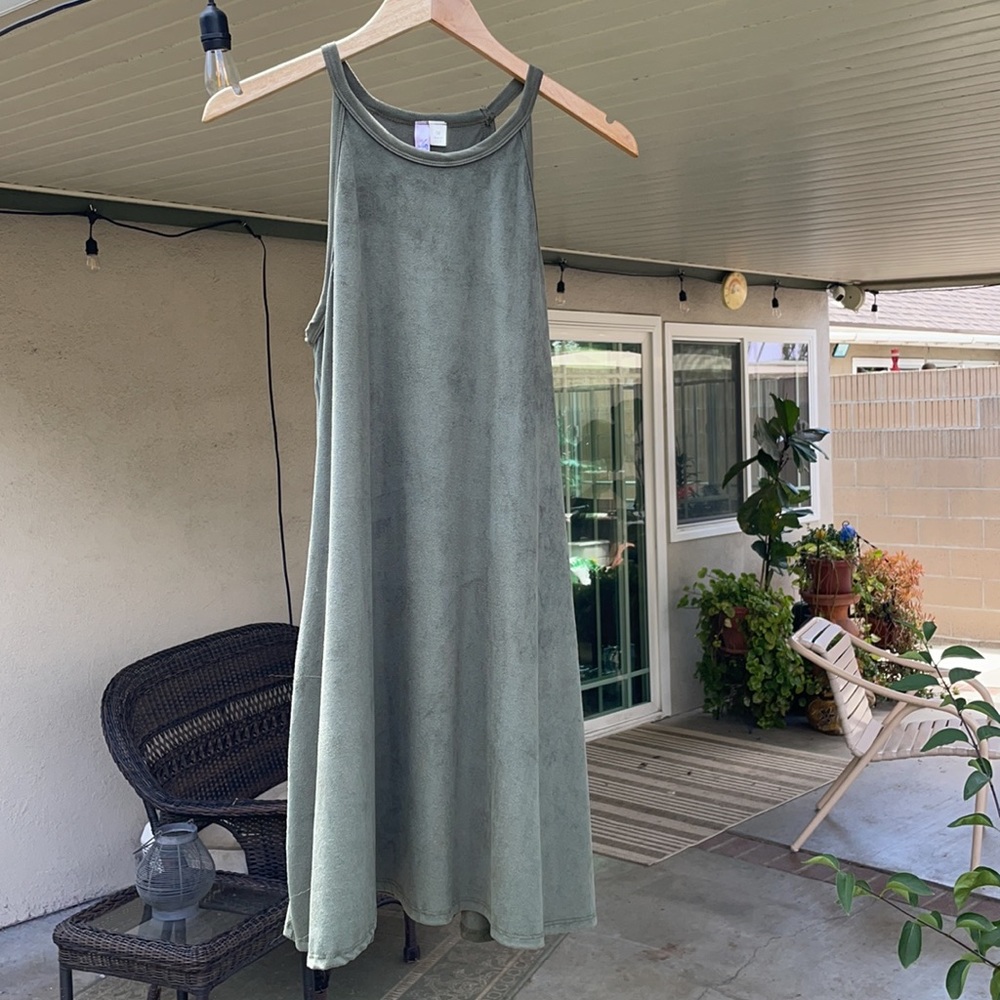 Francesca’s Alya Olive Dress